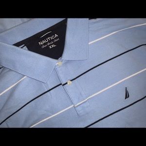 Nautica polo, mens xxl, blue